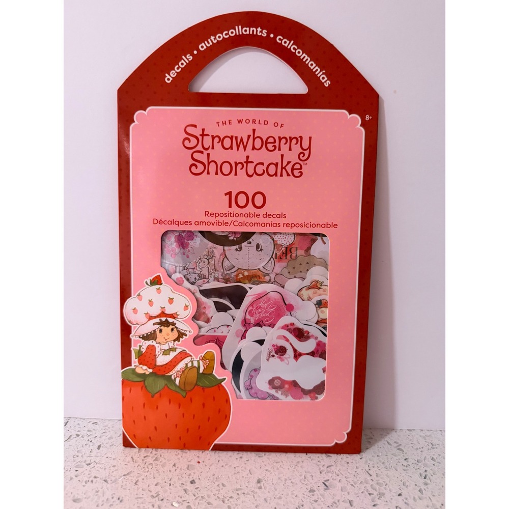 Strawberry Shortcake 100 Repositionable Decals‎ Stickers RoomScapes DC1354 New